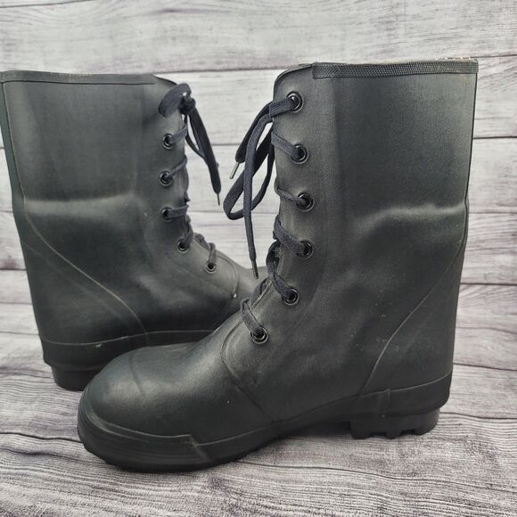 Hutchinson Mens Rubber Boots Size EU 41 Made In France - Picture 8 of 10